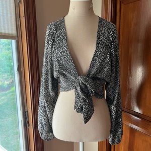 Front Tie Princess Polly Blouse